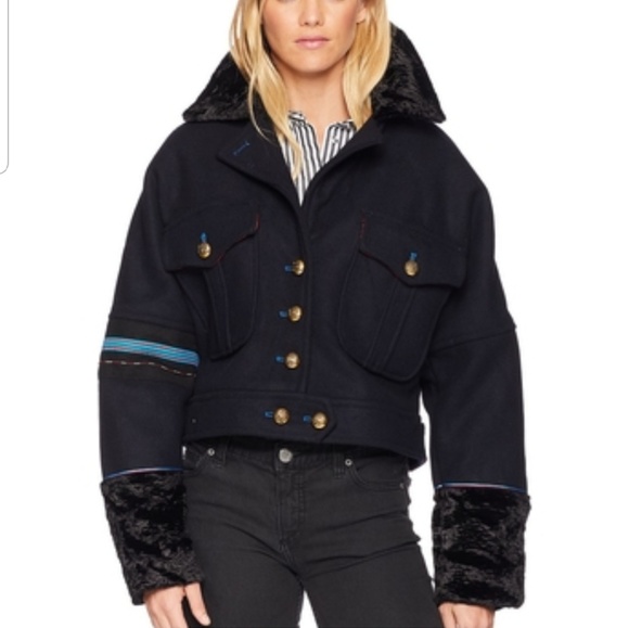 Free People Wool Jacket, New - Picture 2 of 7